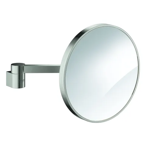 Grohe Kosmetikspiegel Selection 7-fache Vergrößerung verdeckte Befestigung LongLife in supersteel