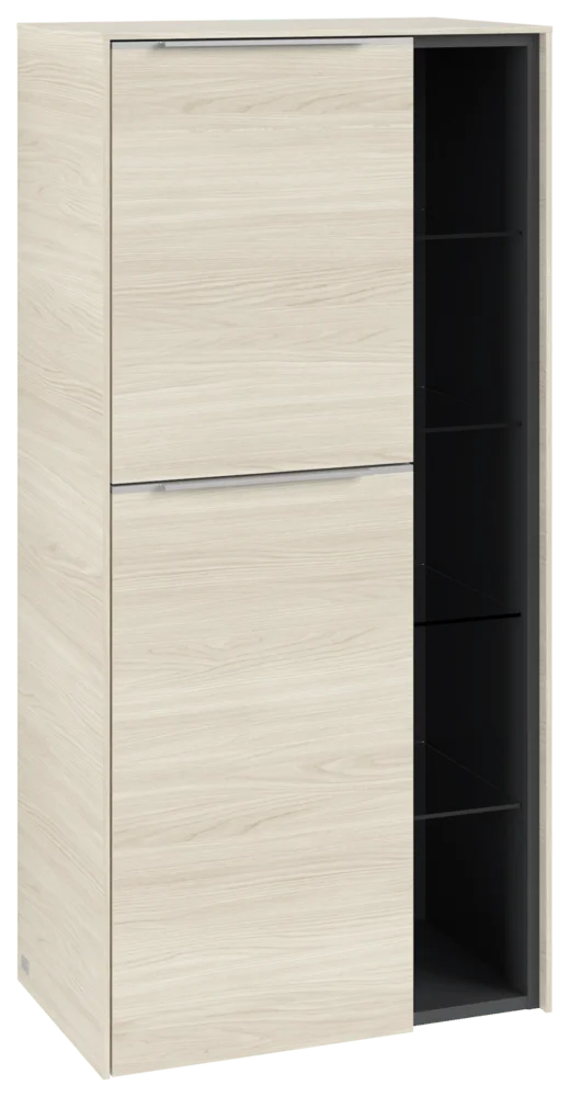 Villeroy & Boch Subway 3.0 Mittelschrank C59800, White Oak, 574x1200x362mm, 2 Türen, links angeschlagen Villeroy & Boch Subway 3.0 Mittelschrank C59800, White Oak, 574x1200x362mm, 2 Türen, links angeschlagen