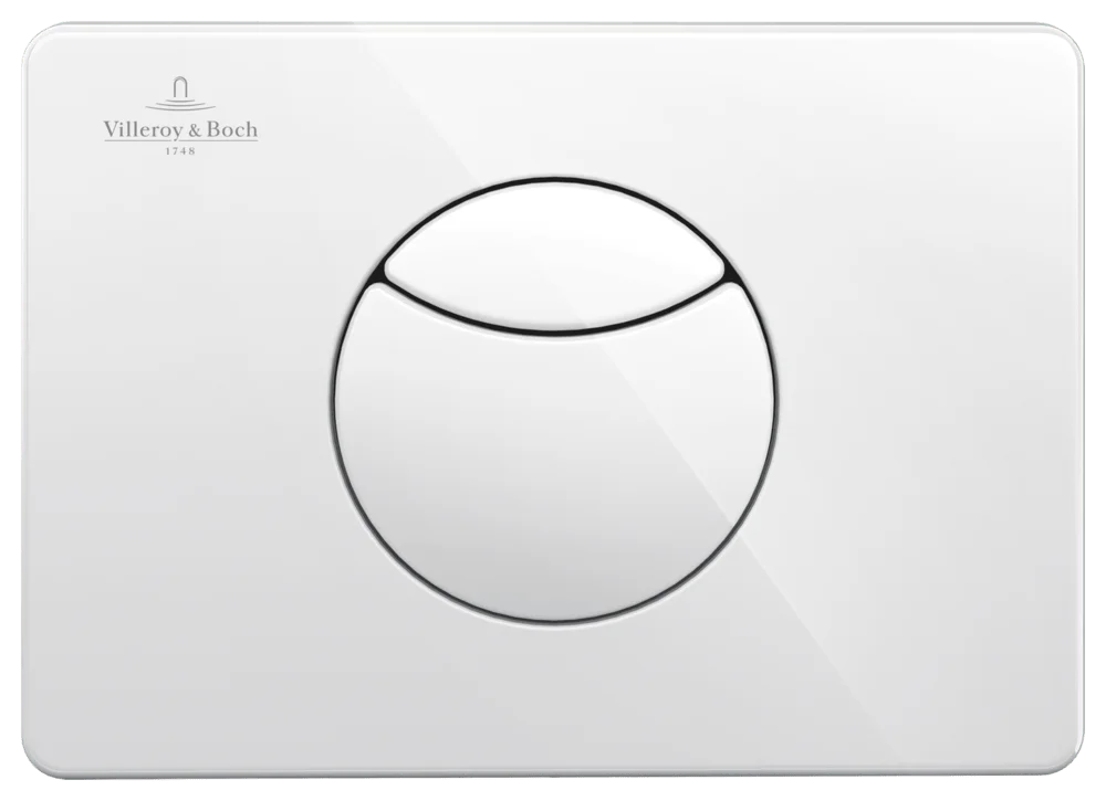 Villeroy & Boch ViConnect WC-Betätigungsplatte 100S Weiß