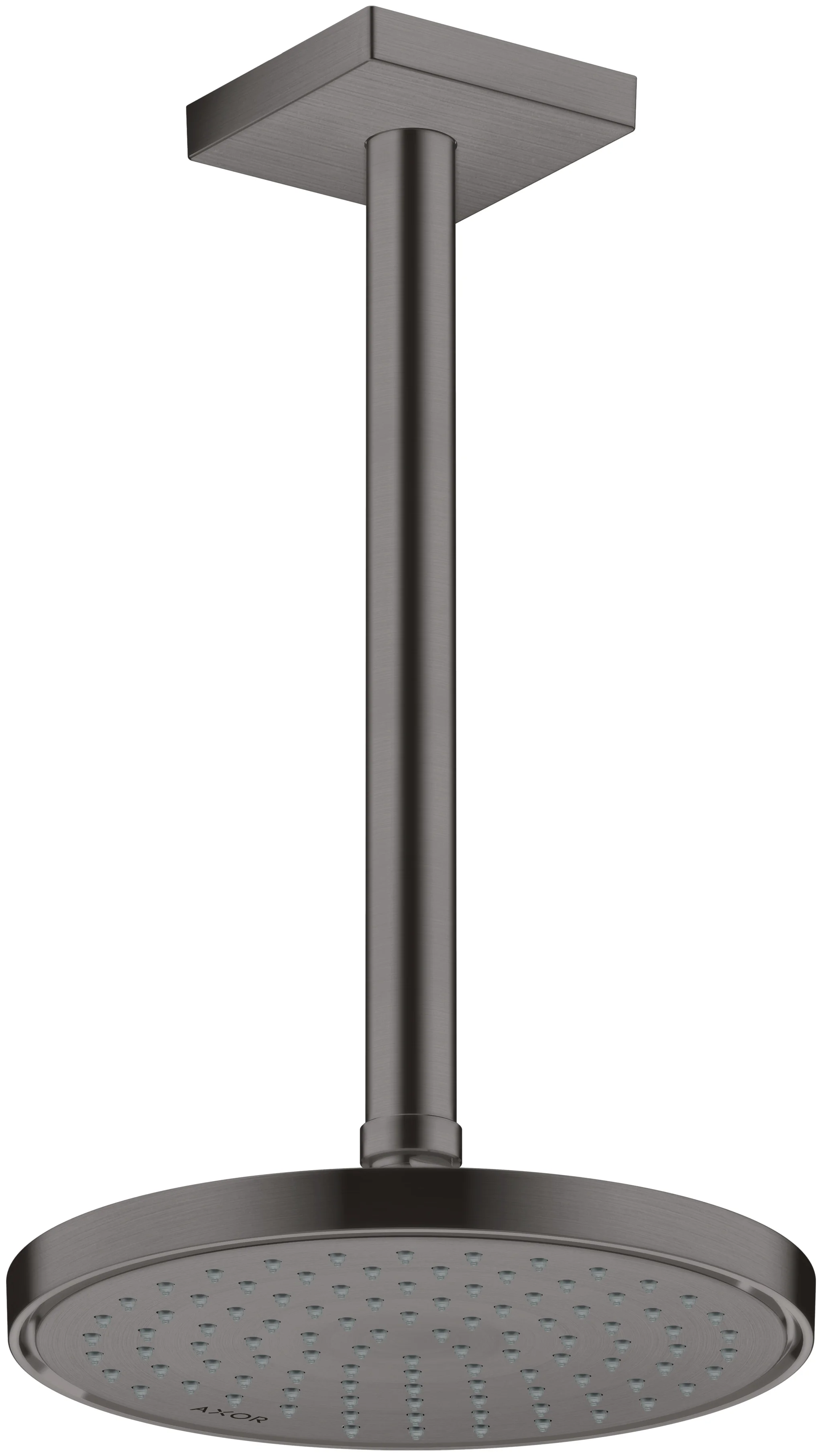 Hansgrohe AXOR ShowerSolutions Kopfbrause 220 1jet EcoSmart+ Brushed Black Chrome, 220 mm, verstellbarer Winkel, abnehmbar zur Reinigung Hansgrohe AXOR ShowerSolutions Kopfbrause 220 1jet EcoSmart+ Brushed Black Chrome, 220 mm, verstellbarer Winkel, abnehmbar zur Reinigung