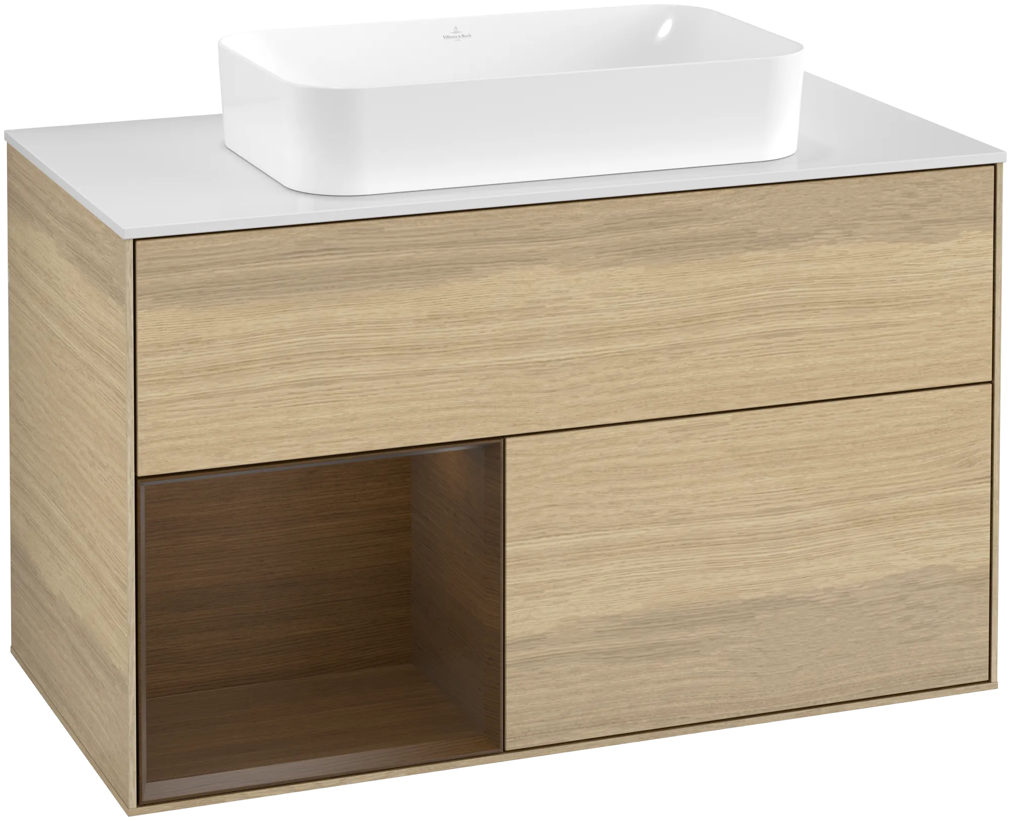 Villeroy & Boch Finion Waschbeckenunterschrank F65, 1000 x 603 x 501 mm, mit Beleuchtung