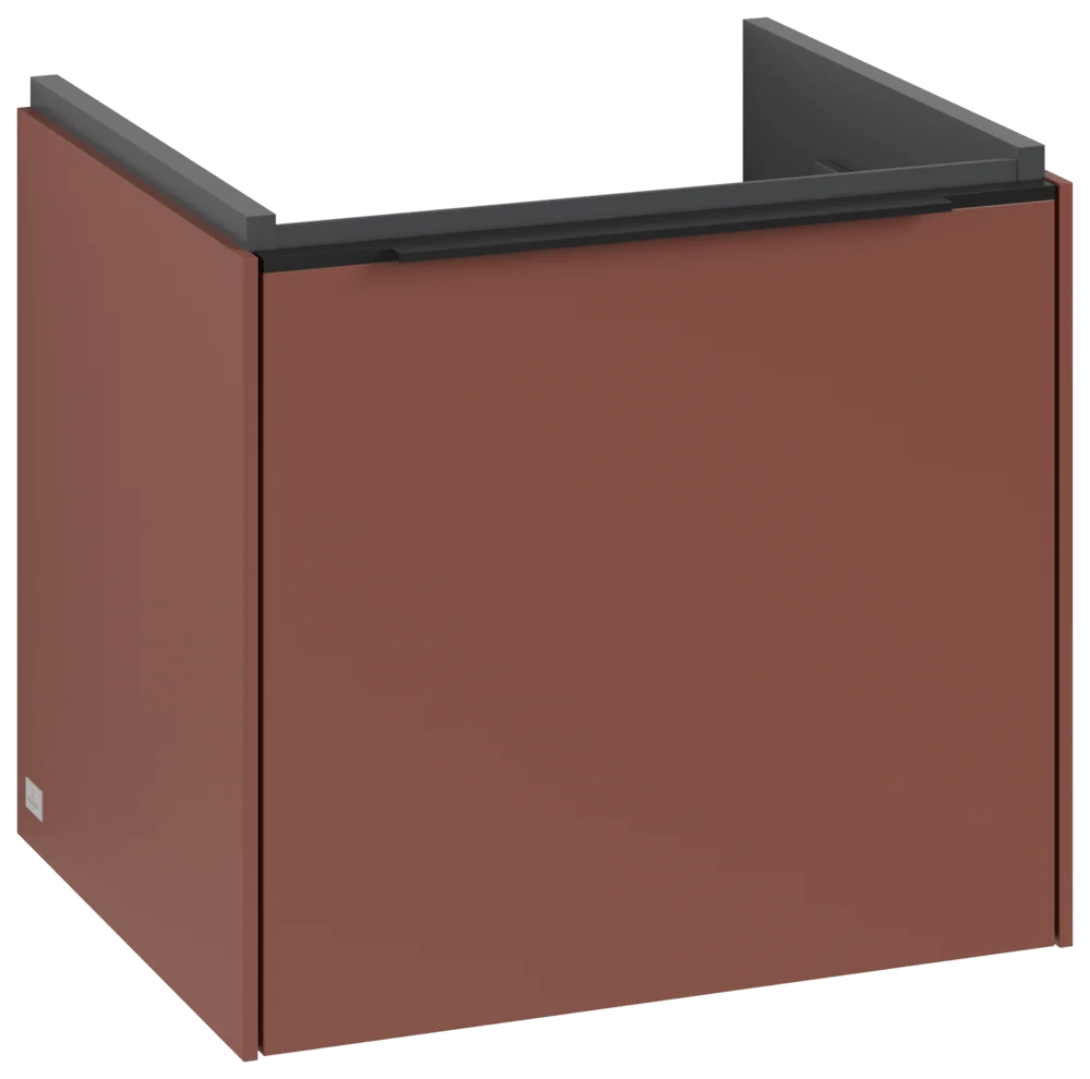 Villeroy & Boch Subway 3.0 Waschbeckenunterschrank C580L1, 473 x 429 x 408 mm, Wine Red