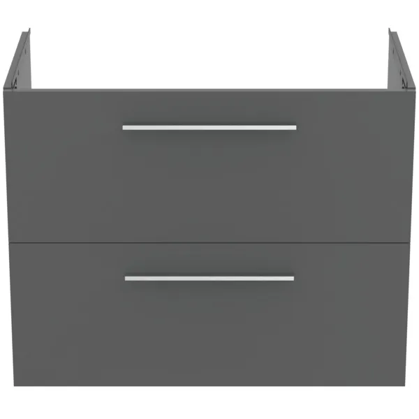 Ideal Standard i.life A Möbelwaschtischunterschrank 800x440x630 mm Quarzgrau matt 2 Auszüge Softclose