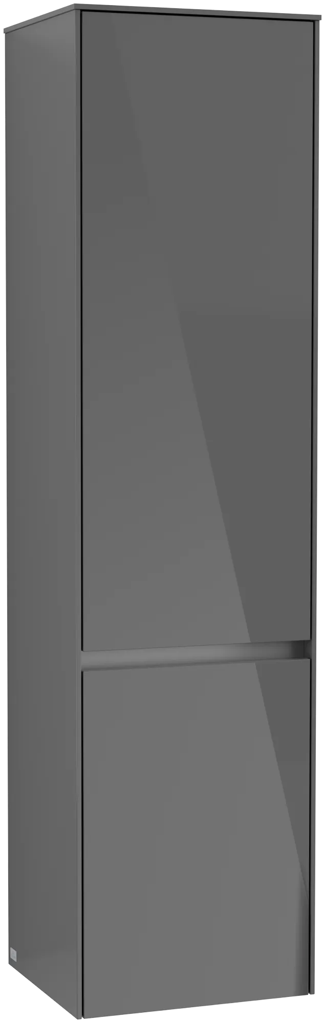 Villeroy & Boch Hochschrank Collaro C03300, Eckig, Glossy Grey, 404 x 1538 x 349 mm, 2 Türen, SoftClosing, Wandmontage Villeroy & Boch Hochschrank Collaro C03300, Eckig, Glossy Grey, 404 x 1538 x 349 mm, 2 Türen, SoftClosing, Wandmontage