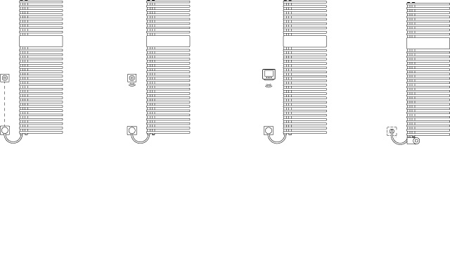 Kermi Design-Elektroheizkörper „Credo® Half® round -E“ 45 × 140 cm in Edelweiß