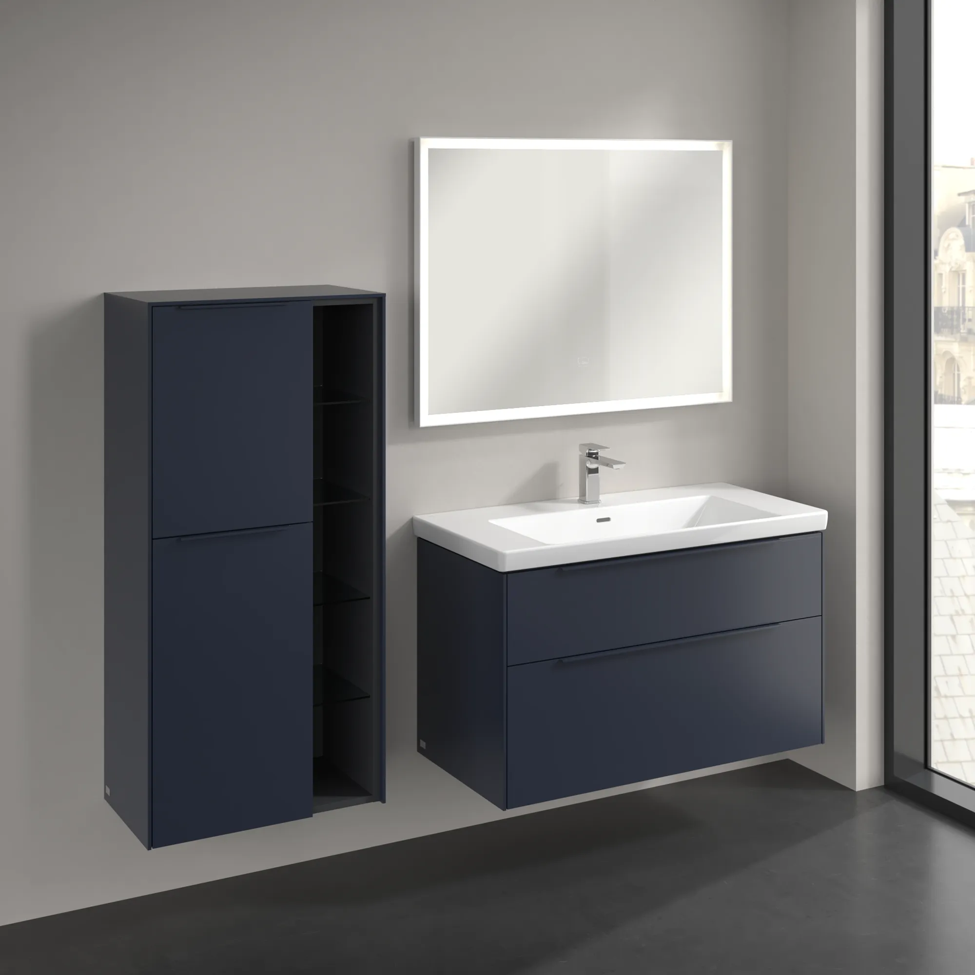 Villeroy & Boch Subway 3.0 Mittelschrank C59802, 574x1200x362mm, links Anschlag