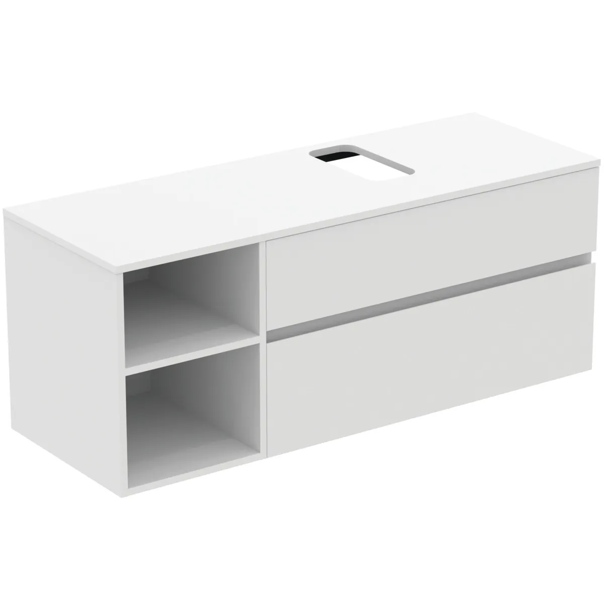 Ideal Standard Waschtischunterschrank Finesse 1402x505x558mm Weiß matt Ideal Standard Waschtischunterschrank Finesse 1402x505x558mm Weiß matt