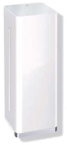 HEWI Seifenspender PG85 Serie 805, Edelstahl weiß beschichtet, 600 ml
