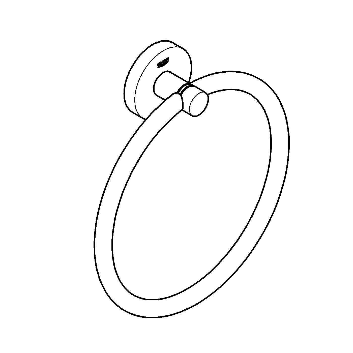 Handtuchring Essentials 40365_1, chrom Handtuchring Essentials 40365_1, chrom