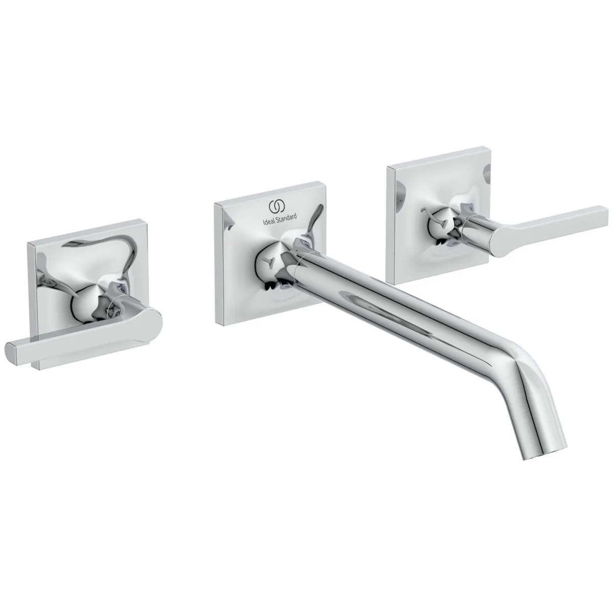 Ideal Standard Wand-Waschtischarmatur Joy Neo Ausladung 209mm Hebelgriffe Chrom Ideal Standard Wand-Waschtischarmatur Joy Neo Ausladung 209mm Hebelgriffe Chrom