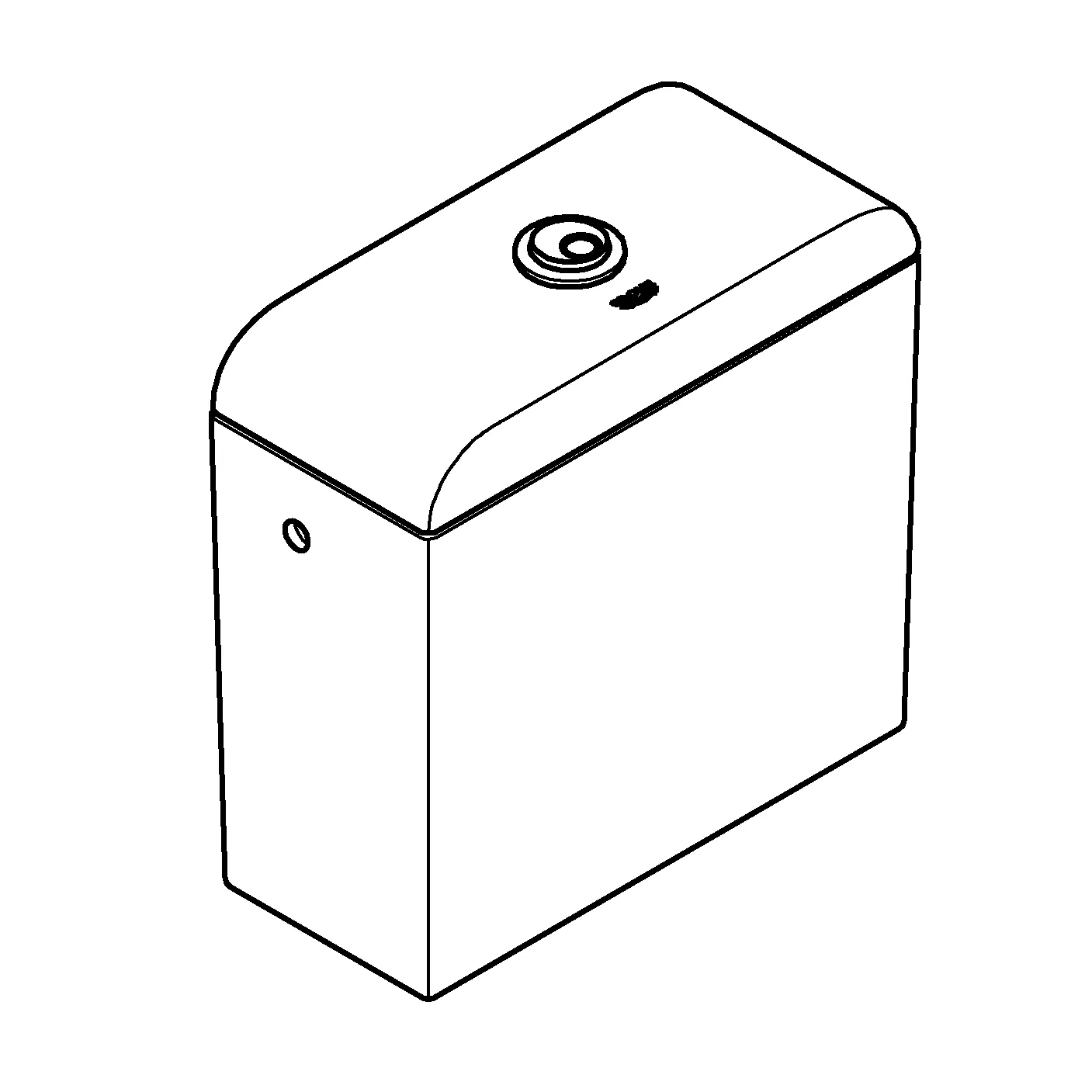 Grohe Aufsatzspülkasten Euro Keramik 39333, Anschluss seitlich/hinten alpinweiß Grohe Aufsatzspülkasten Euro Keramik 39333, Anschluss seitlich/hinten alpinweiß