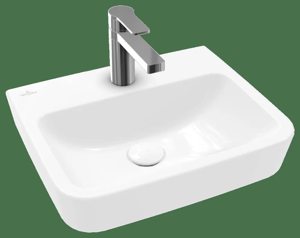 Villeroy & Boch O.novo Handwaschbecken 450x370mm Eckig Weiß Villeroy & Boch O.novo Handwaschbecken 450x370mm Eckig Weiß