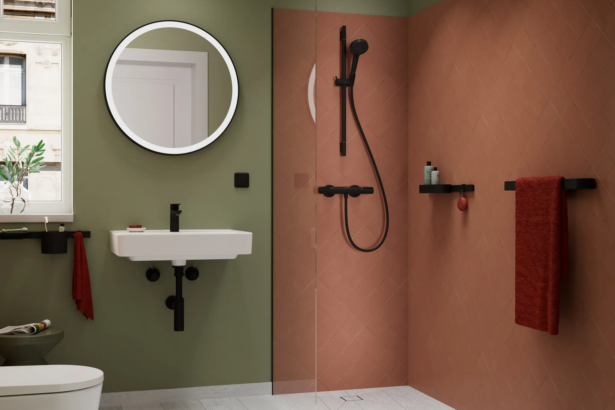Handtuchhalter WallStorismattschwarz