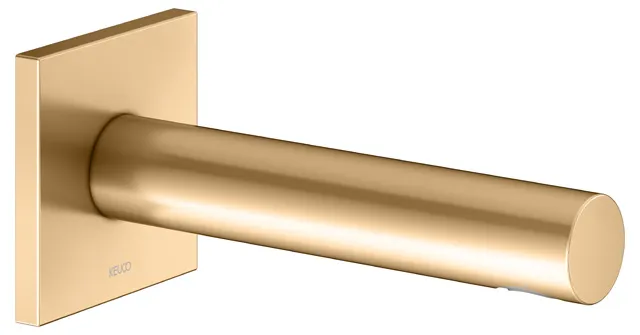 KEUCO IXMO Wanneneinlauf eckig Ausladung 180 mm Messing gebürstet
