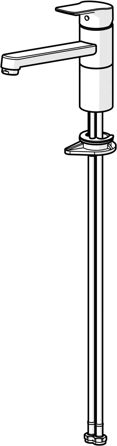 HansaBASIC Küchenarmatur EHM 5548, Ausladung 223 mm, DN15, Chrom HansaBASIC Küchenarmatur EHM 5548, Ausladung 223 mm, DN15, Chrom