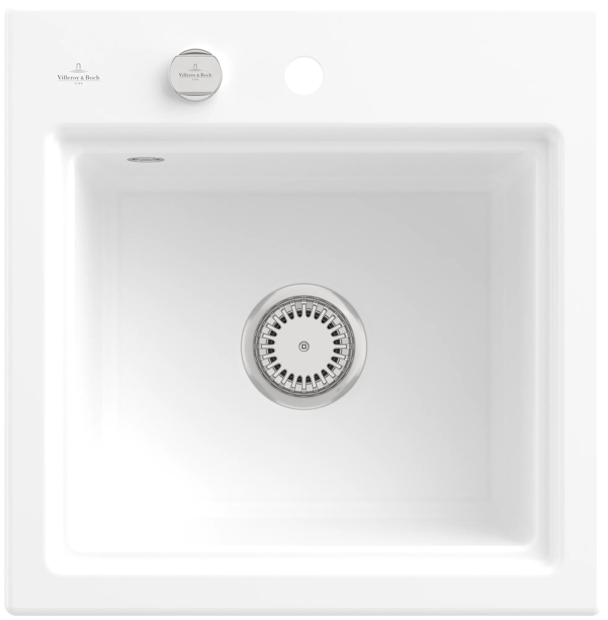 Villeroy & Boch Einbauspüle Subway Style 50 S 335A02 500x510mm Stone White CeramicPlus