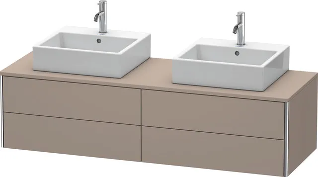 Duravit Waschtischunterschrank wandhängend „XSquare“ 160 × 40 × 54,8 cm Basalt Matt Duravit Waschtischunterschrank wandhängend „XSquare“ 160 × 40 × 54,8 cm Basalt Matt