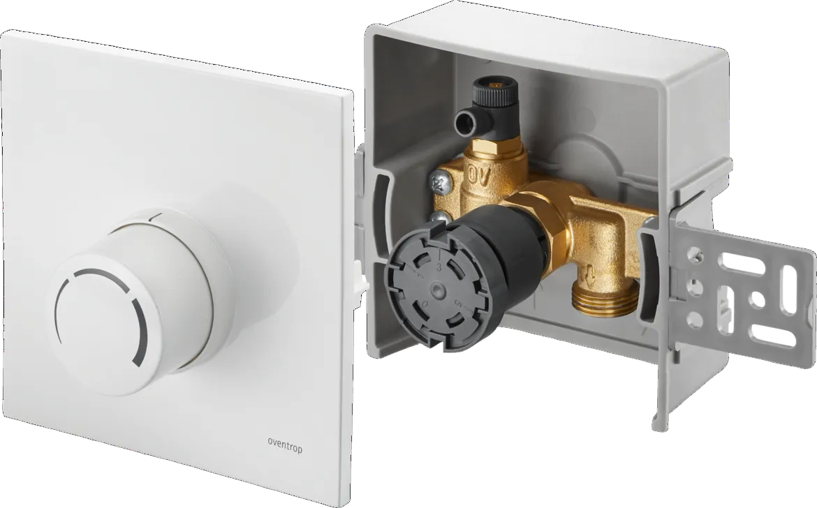 Oventrop Einzelraumregelung „Unibox RTL“ mit Rücklauftemperaturregelung in weiß Oventrop Einzelraumregelung „Unibox RTL“ mit Rücklauftemperaturregelung in weiß