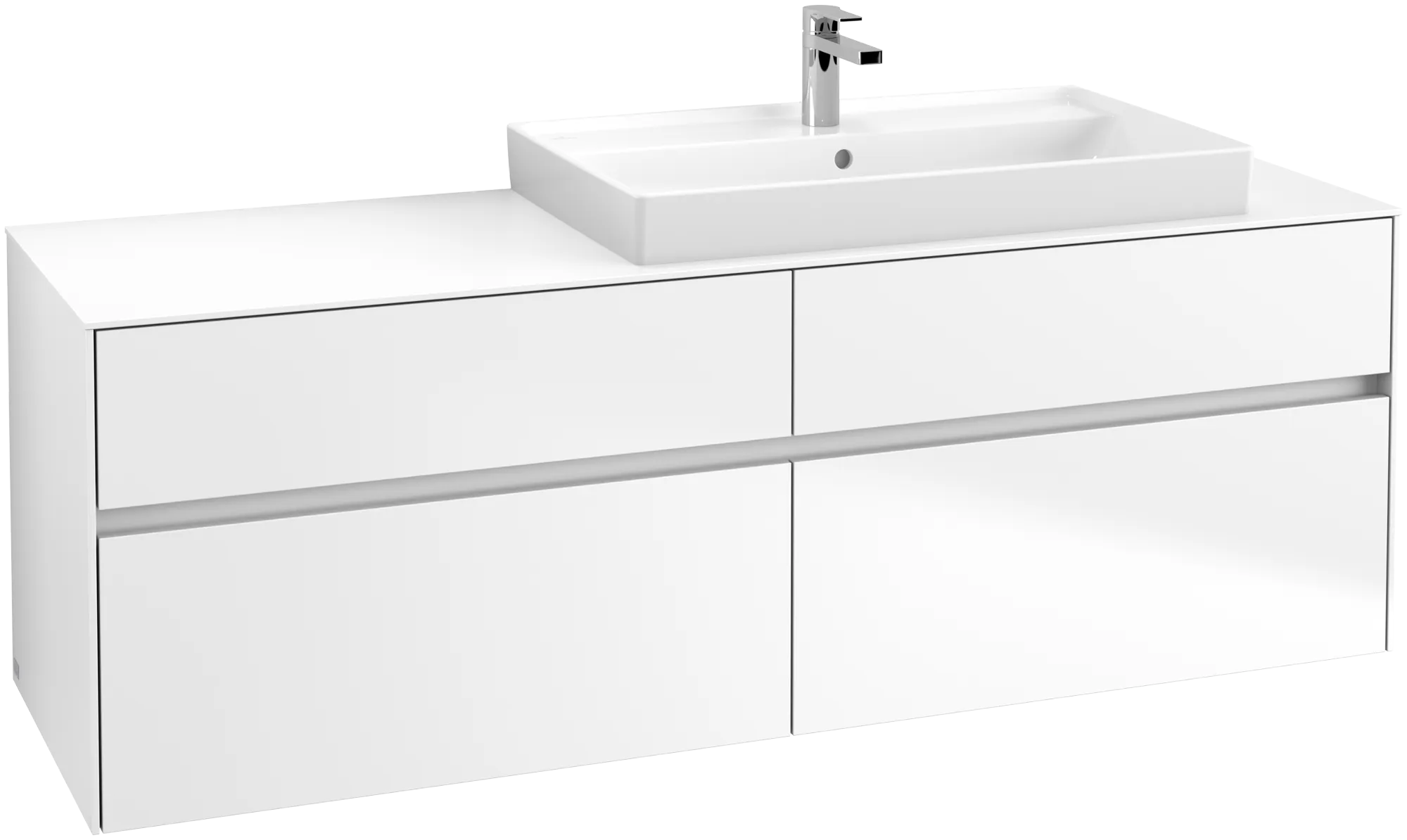 Villeroy & Boch Collaro Waschbeckenunterschrank C027B0, 1600 x 548 x 500 mm, White Matt