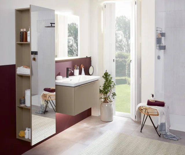 Villeroy & Boch Subway 3.0 Spiegelregal C59600, 450x1700x300mm, Taupe