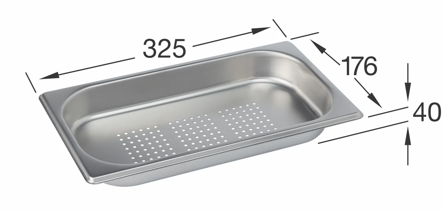 Villeroy & Boch Dampfgarschale ⅓ Zubehör 829906, 176 x 325 mm