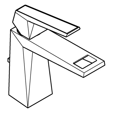 Einhand-Waschtischbatterie Allure Brilliant Private Collection 24399, M-Size, Griff mit Vanilla Noir Caesarstone Einlagen, Zugstangen-Ablaufgarnitur 1 1/4", chrom Einhand-Waschtischbatterie Allure Brilliant Private Collection 24399, M-Size, Griff mit Vanilla Noir Caesarstone Einlagen, Zugstangen-Ablaufgarnitur 1 1/4", chrom