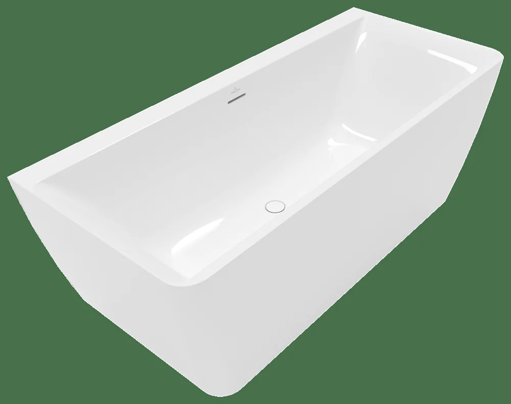 Villeroy & Boch Subway 3.0 Badewanne, Vorwand-Badewanne, Quaryl, Weiß Alpin, Maße: 1800 x 800 mm