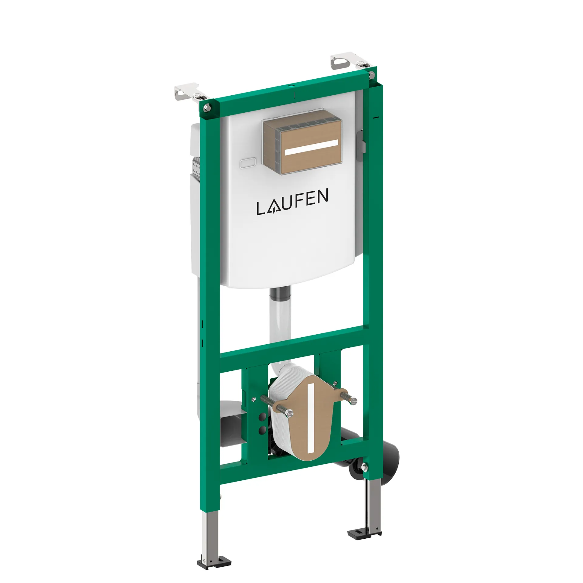 Installationselement INEOLINK mit Spülkasten für Wand-WC und Dusch-WC, Betätigung von vorne, verstellbarer Spülstromdrossel, Füße höhenverstellbar, drehbar, Zweimengenspülung 6/3L, umstellbar auf 4,5/3L, schwitzwasserisoliert Installationselement INEOLINK mit Spülkasten für Wand-WC und Dusch-WC, Betätigung von vorne, verstellbarer Spülstromdrossel, Füße höhenverstellbar, drehbar, Zweimengenspülung 6/3L, umstellbar auf 4,5/3L, schwitzwasserisoliert