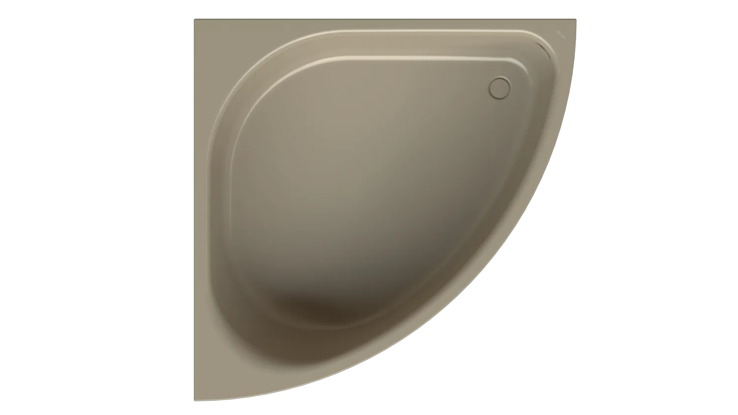 Bette Arco Hazel - Eckbadewanne 1400x1400x450 mm, glasierter Titan-Stahl, 2-Sitzer, Einbau mit Unterbau Bette Arco Hazel - Eckbadewanne 1400x1400x450 mm, glasierter Titan-Stahl, 2-Sitzer, Einbau mit Unterbau