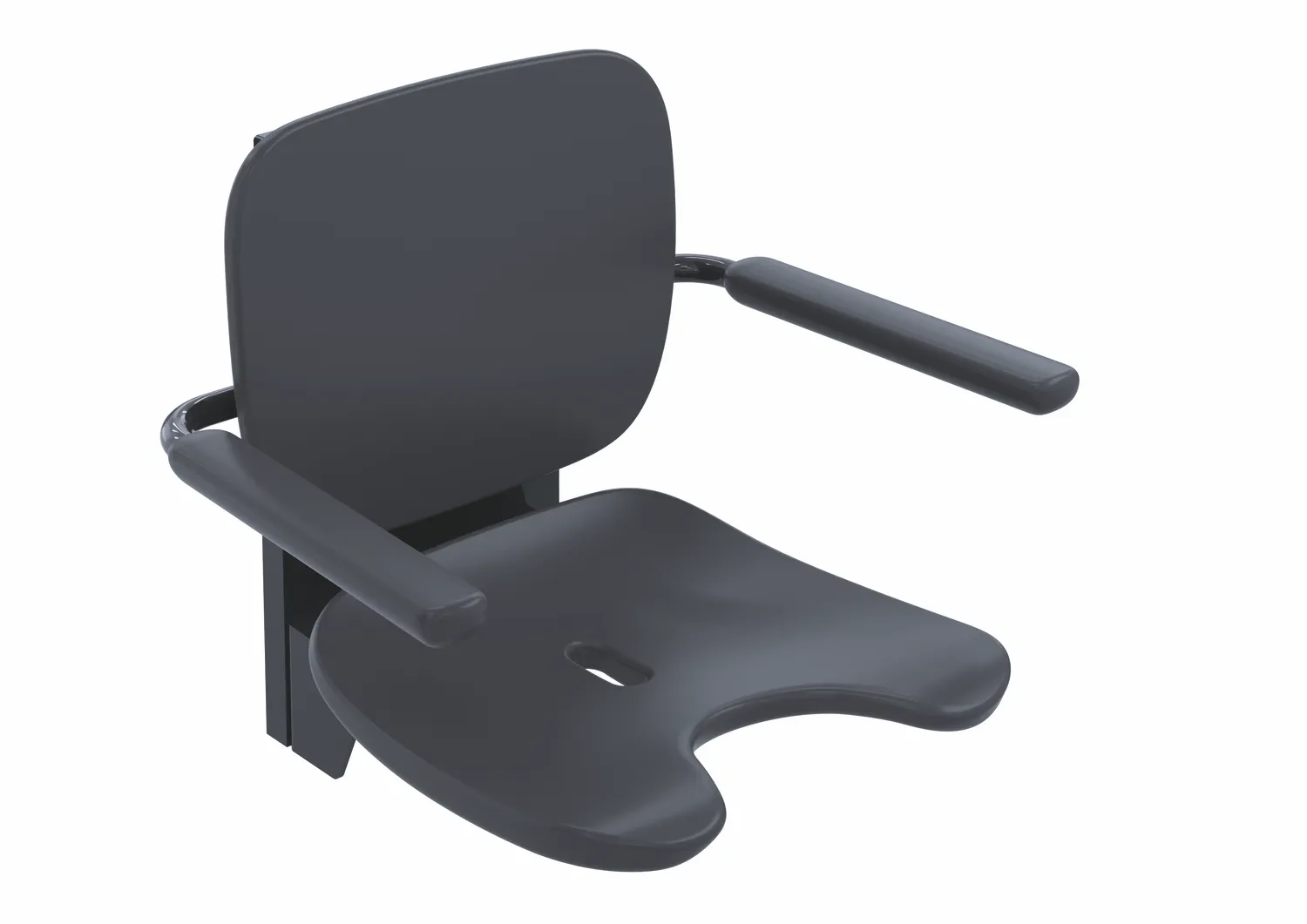 Klappsitz „Serie 802 LifeSystem“ in Anthrazit glänzend / Anthrazit matt Klappsitz „Serie 802 LifeSystem“ in Anthrazit glänzend / Anthrazit matt