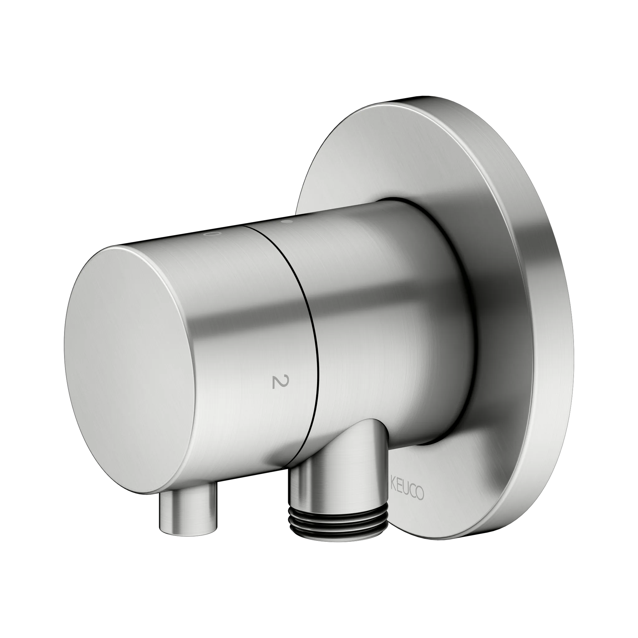 KEUCO IXMO Ab- und Umstellventil Unterputz für 2 Verbraucher mit Schlauchanschluss IXMO Comfort, rund Edelstahl-finish KEUCO IXMO Ab- und Umstellventil Unterputz für 2 Verbraucher mit Schlauchanschluss IXMO Comfort, rund Edelstahl-finish