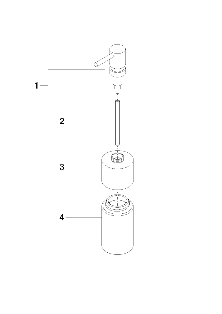 Dornbracht Spender, Standmodell - Chrom Dornbracht Spender, Standmodell - Chrom