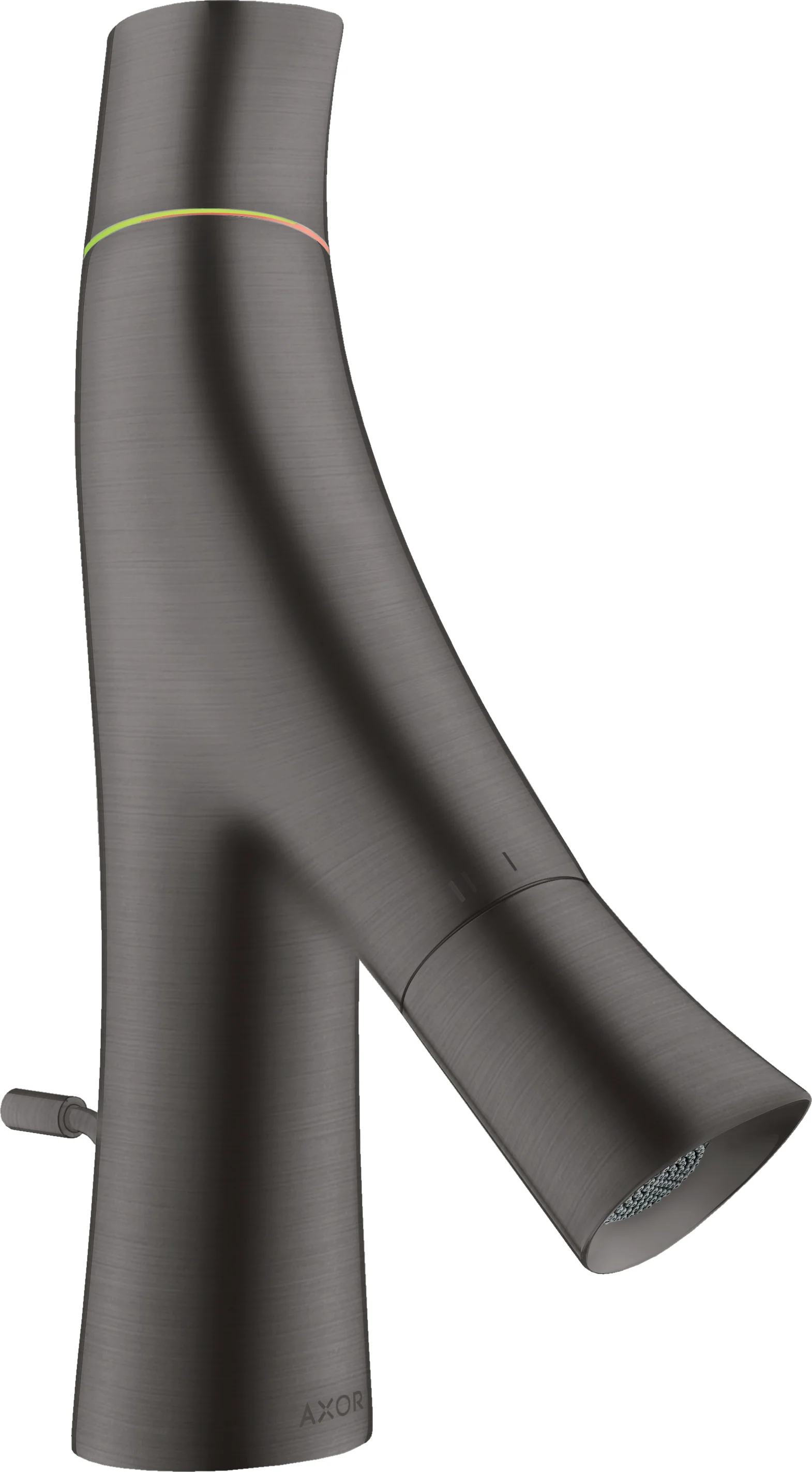 Hansgrohe AXOR Starck Organic 2-Griff Waschtischmischer 50, Brushed Black Chrome, Ausladung 109 mm, Auslaufhöhe 50 mm, Brausestrahl, max. Durchfluss 3,4 l/min Hansgrohe AXOR Starck Organic 2-Griff Waschtischmischer 50, Brushed Black Chrome, Ausladung 109 mm, Auslaufhöhe 50 mm, Brausestrahl, max. Durchfluss 3,4 l/min