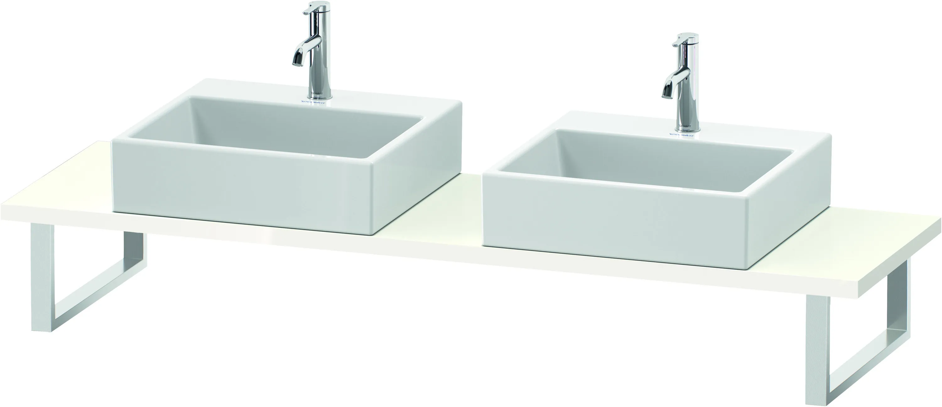 Duravit Konsole „DuraStyle“, links und rechts in Weiß Hochglanz Duravit Konsole „DuraStyle“, links und rechts in Weiß Hochglanz