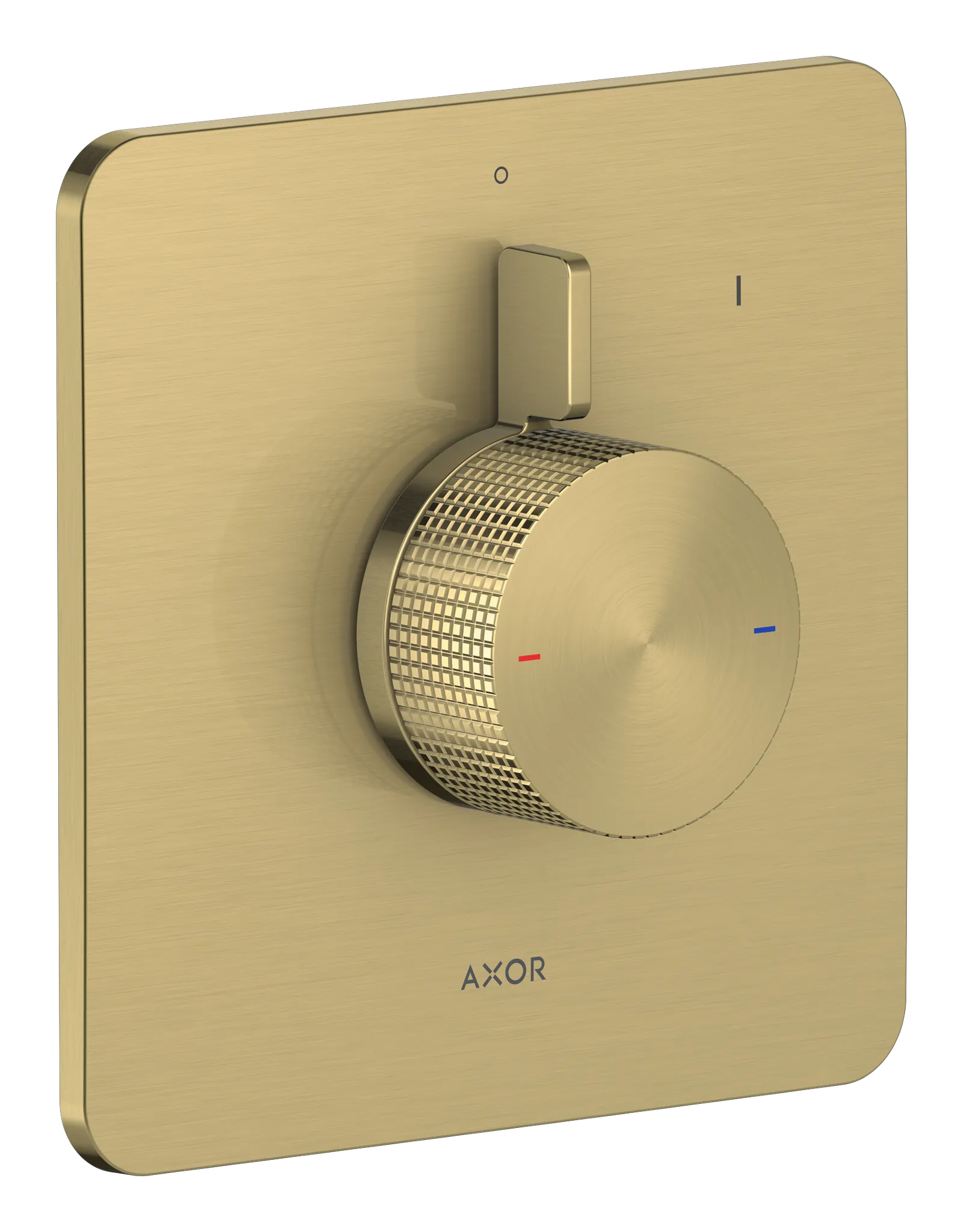Hansgrohe AXOR Citterio C Mischer Unterputz für 1 Verbraucher - Cubic cut, Brushed Brass