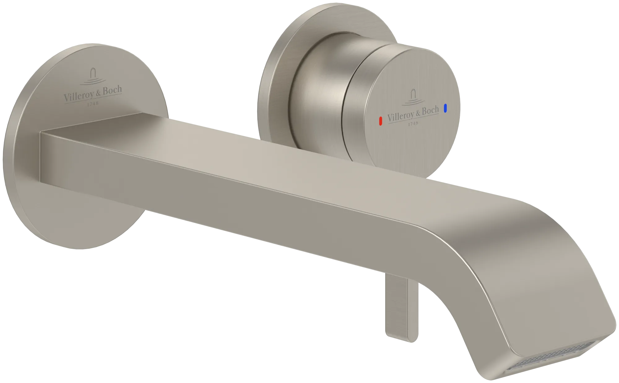 Waschtischauslauf „Dawn“ 20,1 cm in Brushed Nickel Matt Waschtischauslauf „Dawn“ 20,1 cm in Brushed Nickel Matt