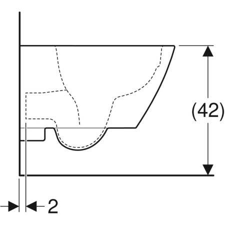 Wand-Tiefspül-WC mit verkürzter Ausladung „Smyle Square“ geschlossene Form 35 × 33 × 49 cm in weiß alpin, ohne Spülrand Wand-Tiefspül-WC mit verkürzter Ausladung „Smyle Square“ geschlossene Form 35 × 33 × 49 cm in weiß alpin, ohne Spülrand