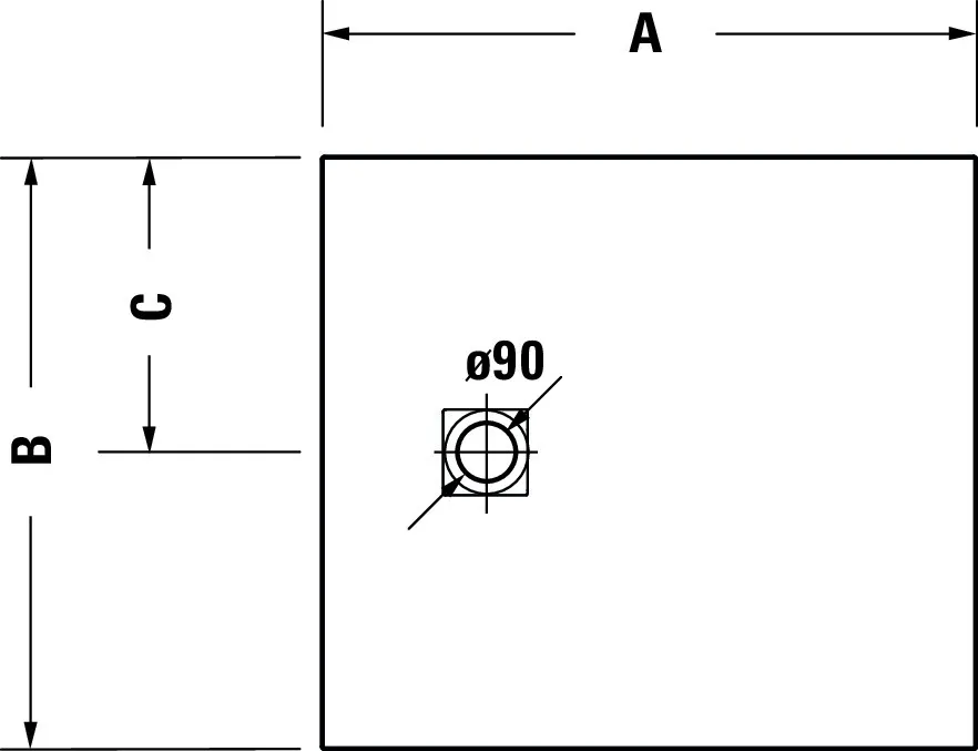 Duravit rechteck Duschwanne „Sustano“ 100 × 70 cm in Greige Matt