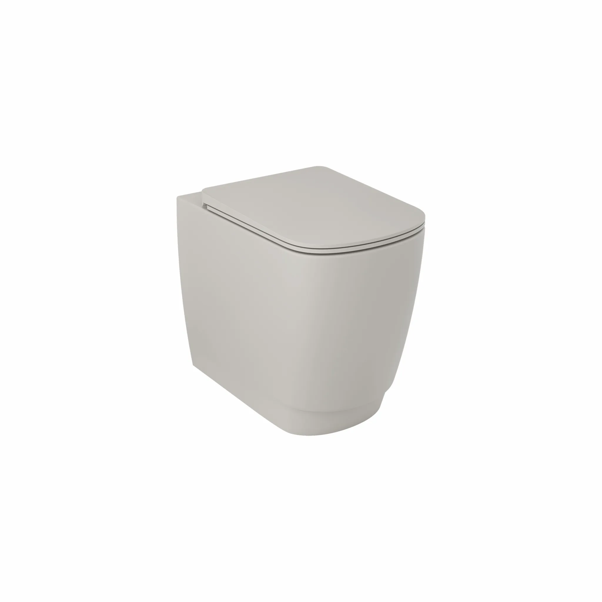 Kludi RESA S Spiralflush-Stand-WC 55 cm, Matt Light Dove