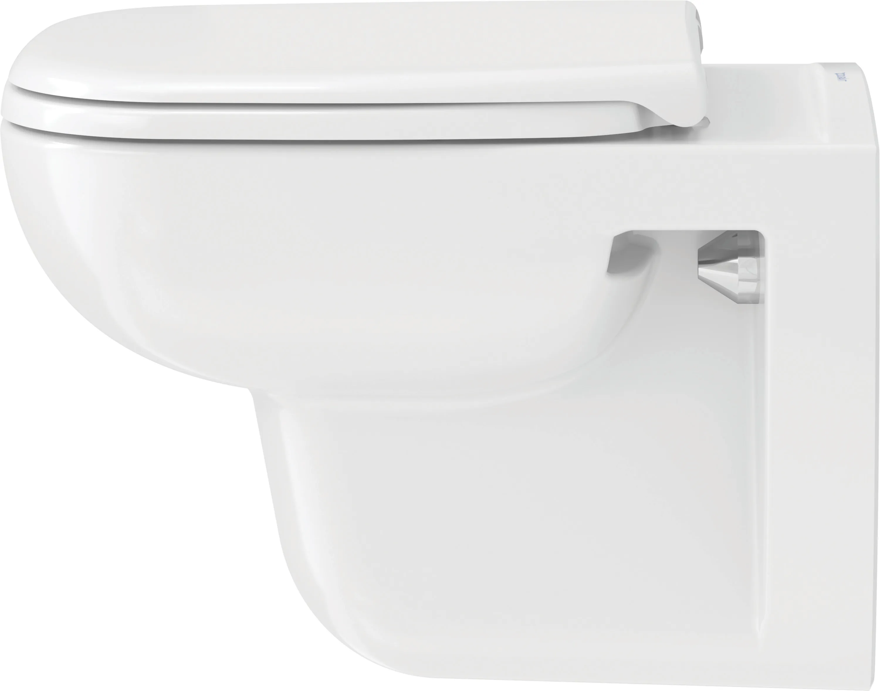 Wand-Tiefspül-WC „D-Code“ 35,5 × 36 × 54,5 cm mit HygieneGlaze, ohne Spülrand