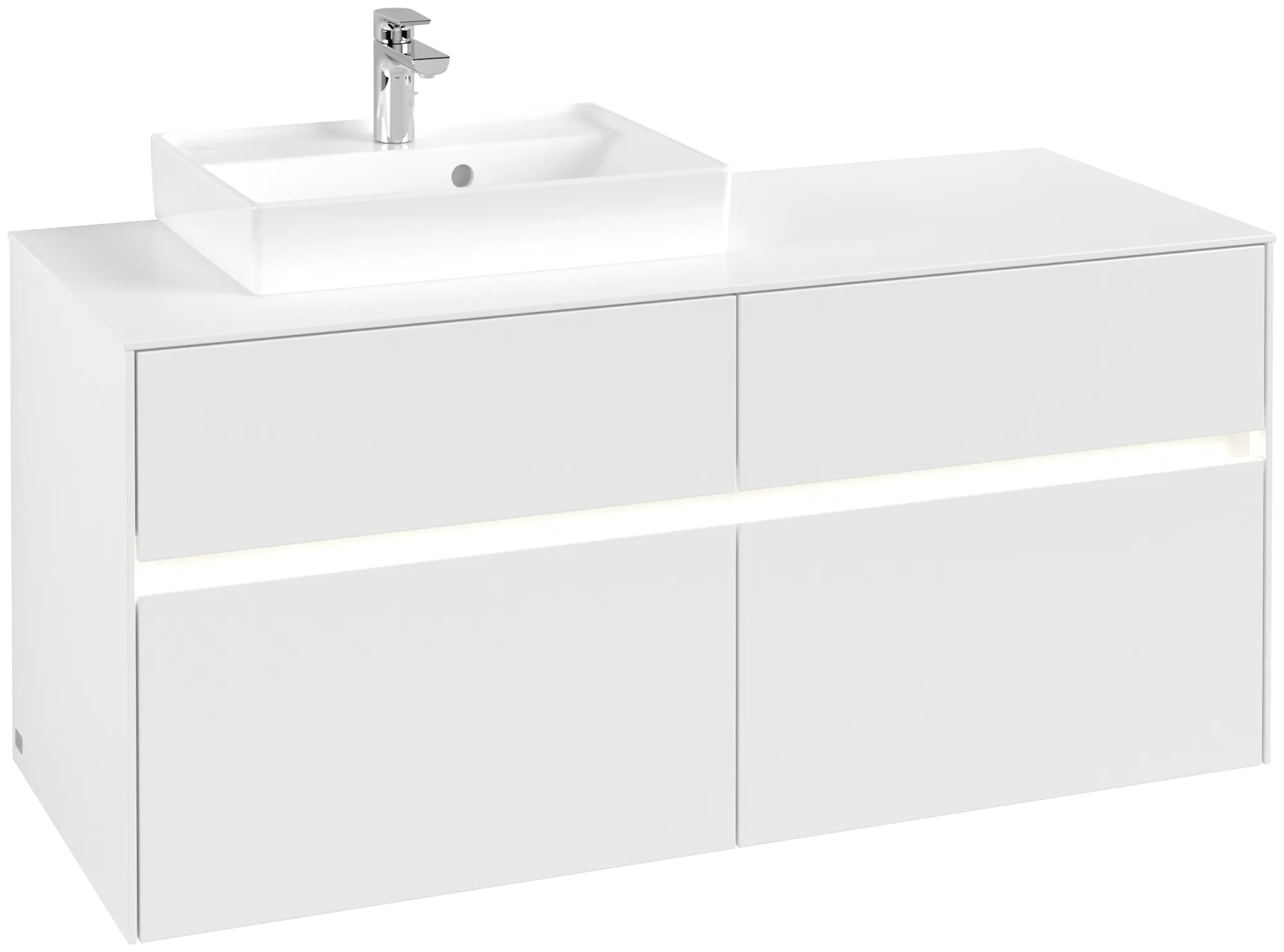 Villeroy & Boch Collaro Waschbeckenunterschrank C071B0, 1200 x 548 x 500 mm, White Matt