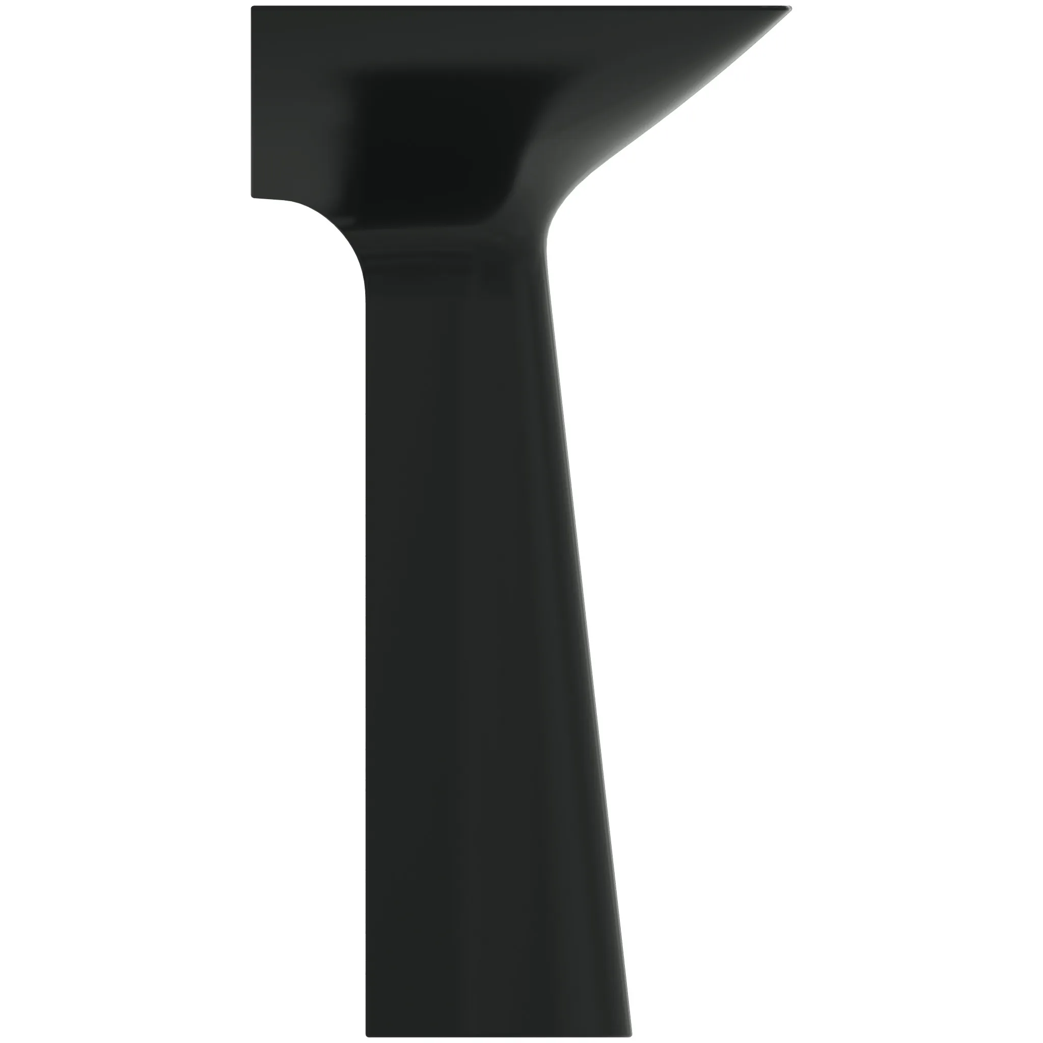 Ideal Standard Säulenwaschtisch Tipo-Z, 1 Hahnloch, schwarz, 740x470x900 mm