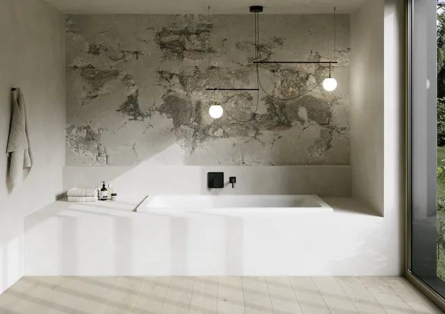Bette BetteFree Badewanne Rechteck 1700x750x450 mm Ägis glasierter Titan-Stahl Einbau 2-Sitzer