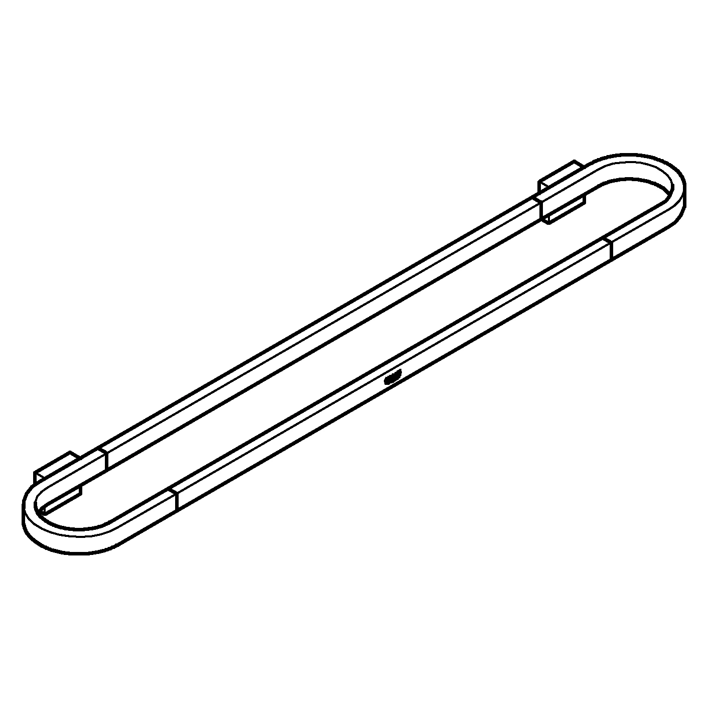 Badetuchhalter Selection 41056, 600mm, auch Halter für Glasablage 41057, chrom Badetuchhalter Selection 41056, 600mm, auch Halter für Glasablage 41057, chrom