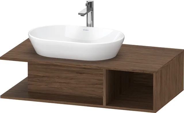 Duravit Waschtischunterschrank wandhängend „D-Neo“ 100 × 26 × 55 cm Nussbaum Dunkel Duravit Waschtischunterschrank wandhängend „D-Neo“ 100 × 26 × 55 cm Nussbaum Dunkel