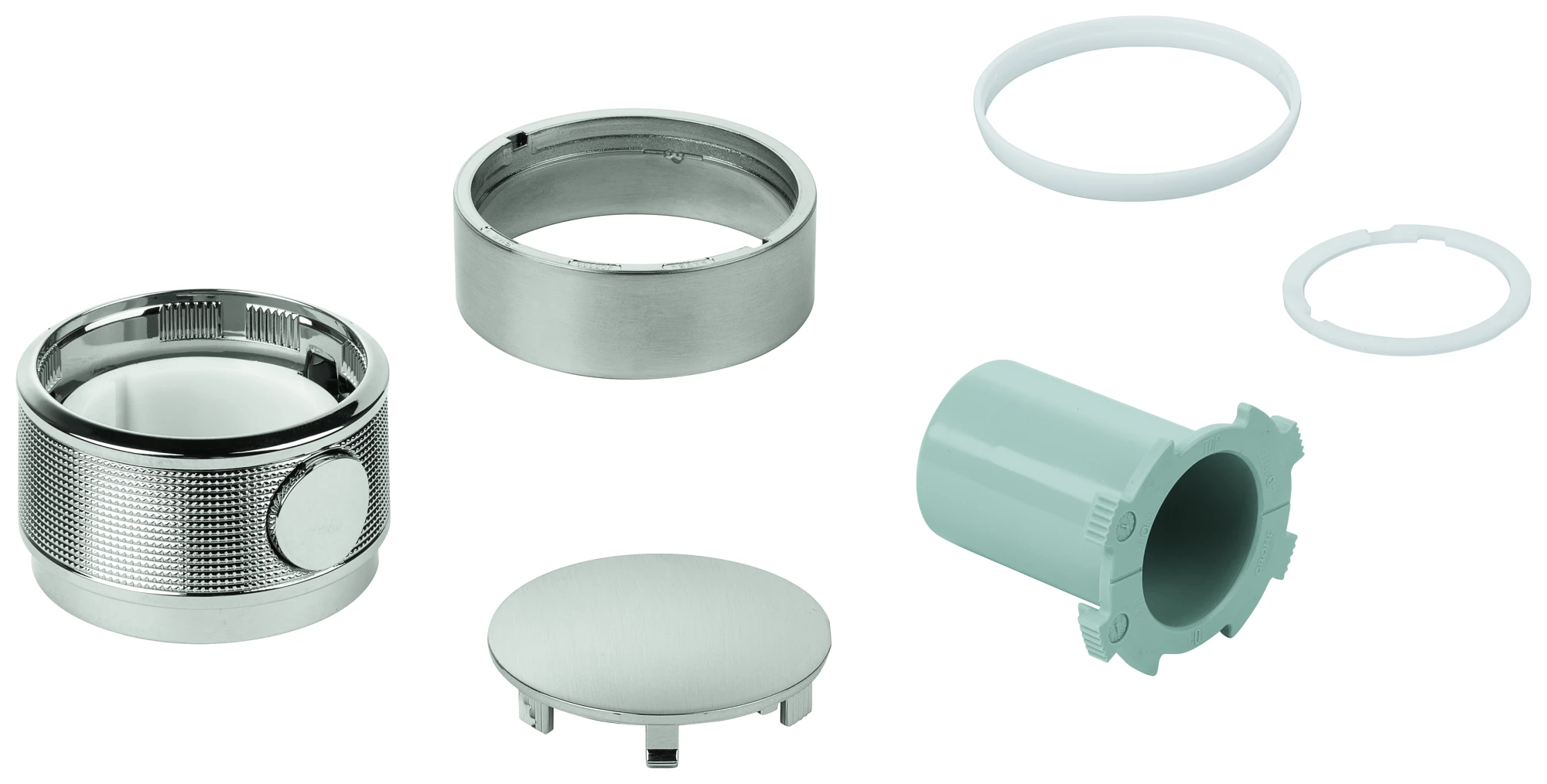 Temperaturwählgriff 49029, für Fertigmontageset Grohtherm SmartControl Thermostate, chrom