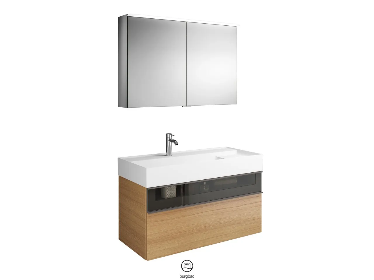 burgbad Yumo PG1 Badmöbelset (SFKZ102), Breite 1015 mm burgbad Yumo PG1 Badmöbelset (SFKZ102), Breite 1015 mm