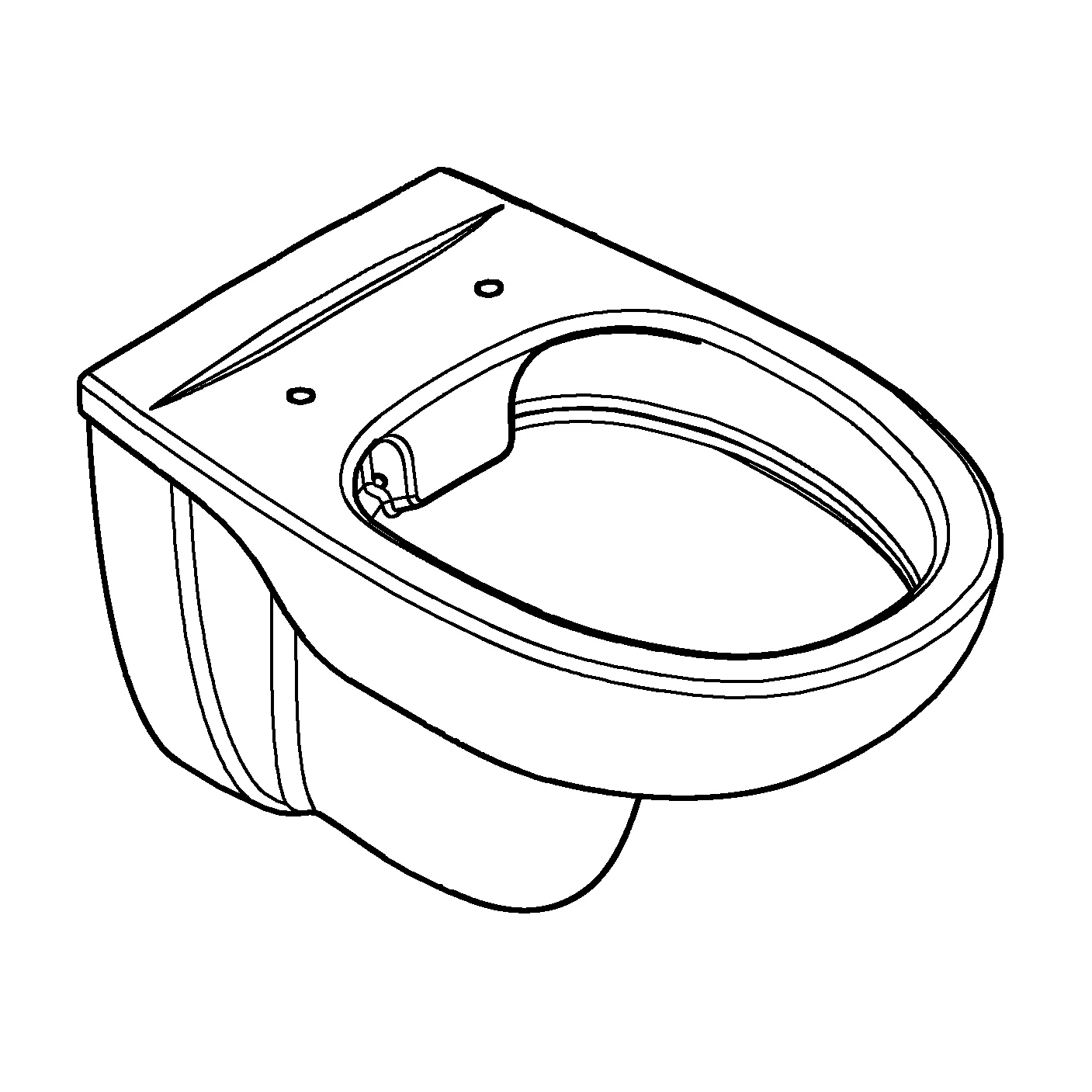 Grohe Wand-Tiefspül-WC Bau Keramik 112948, alpinweiß Grohe Wand-Tiefspül-WC Bau Keramik 112948, alpinweiß