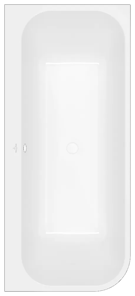 Villeroy & Boch Badewanne „Architectura“ vorwand rechteck 170 × 75 cm, rechts
