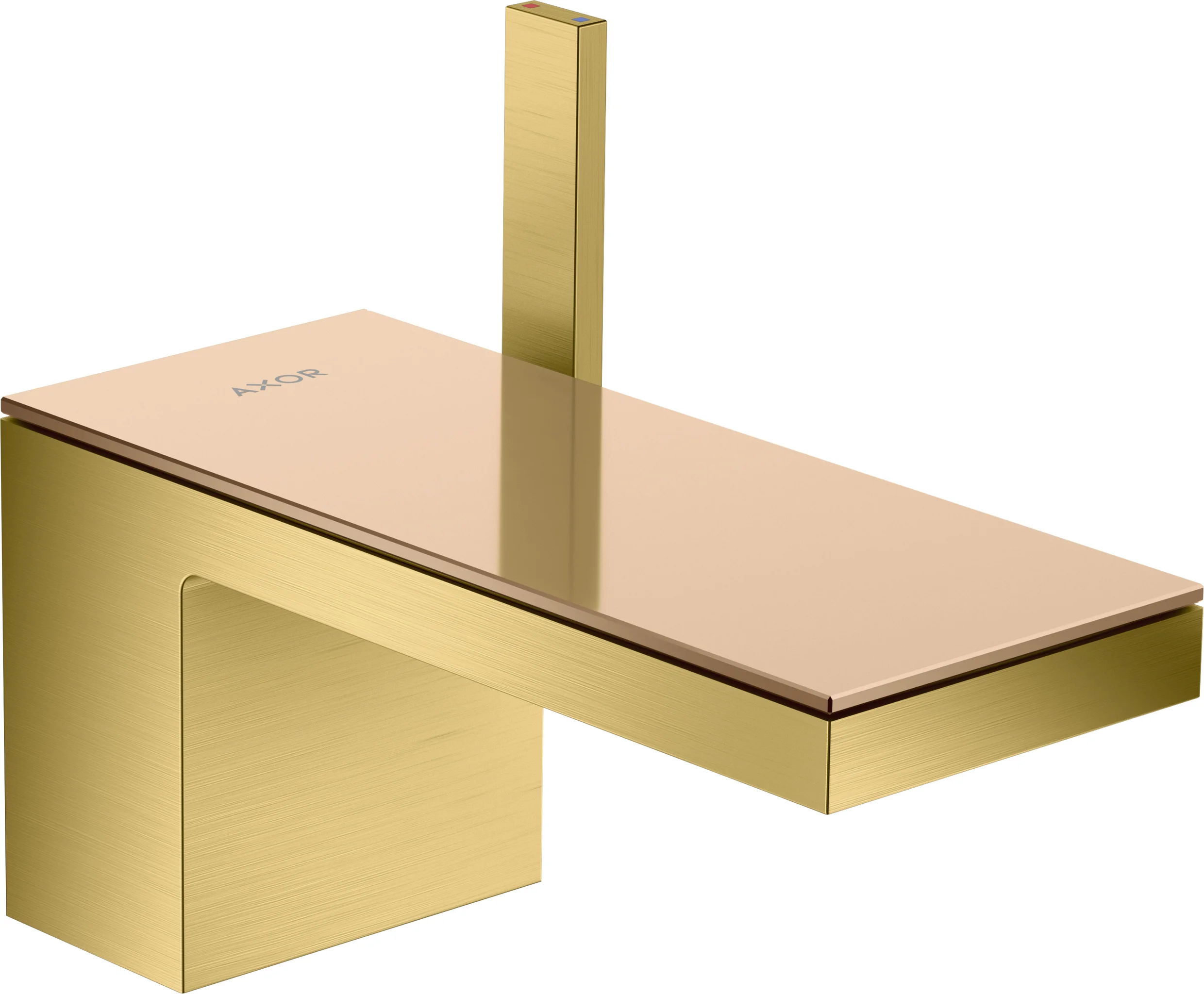 Hansgrohe AXOR MyEdition Platte 200 mm Metall Brushed Red Gold abnehmbar